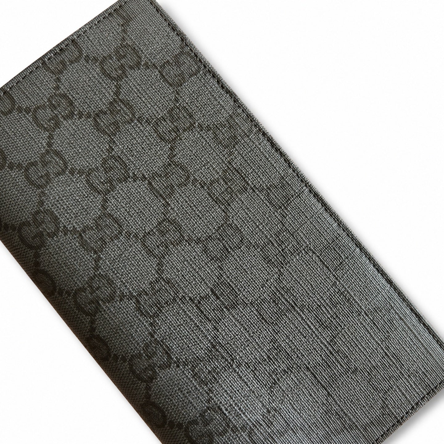 Gucci Canvas Leather Black Silver Bag