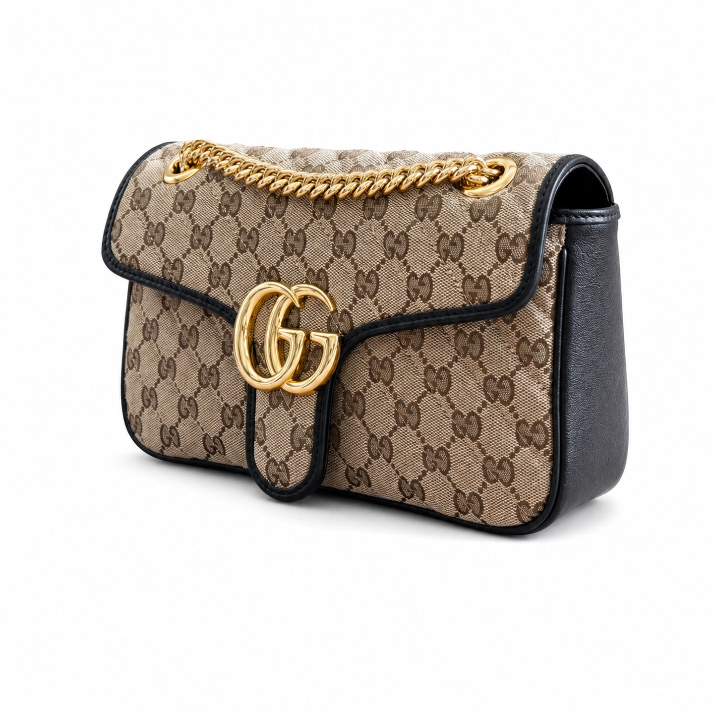 Gucci GG Marmont Leather Brown Bag