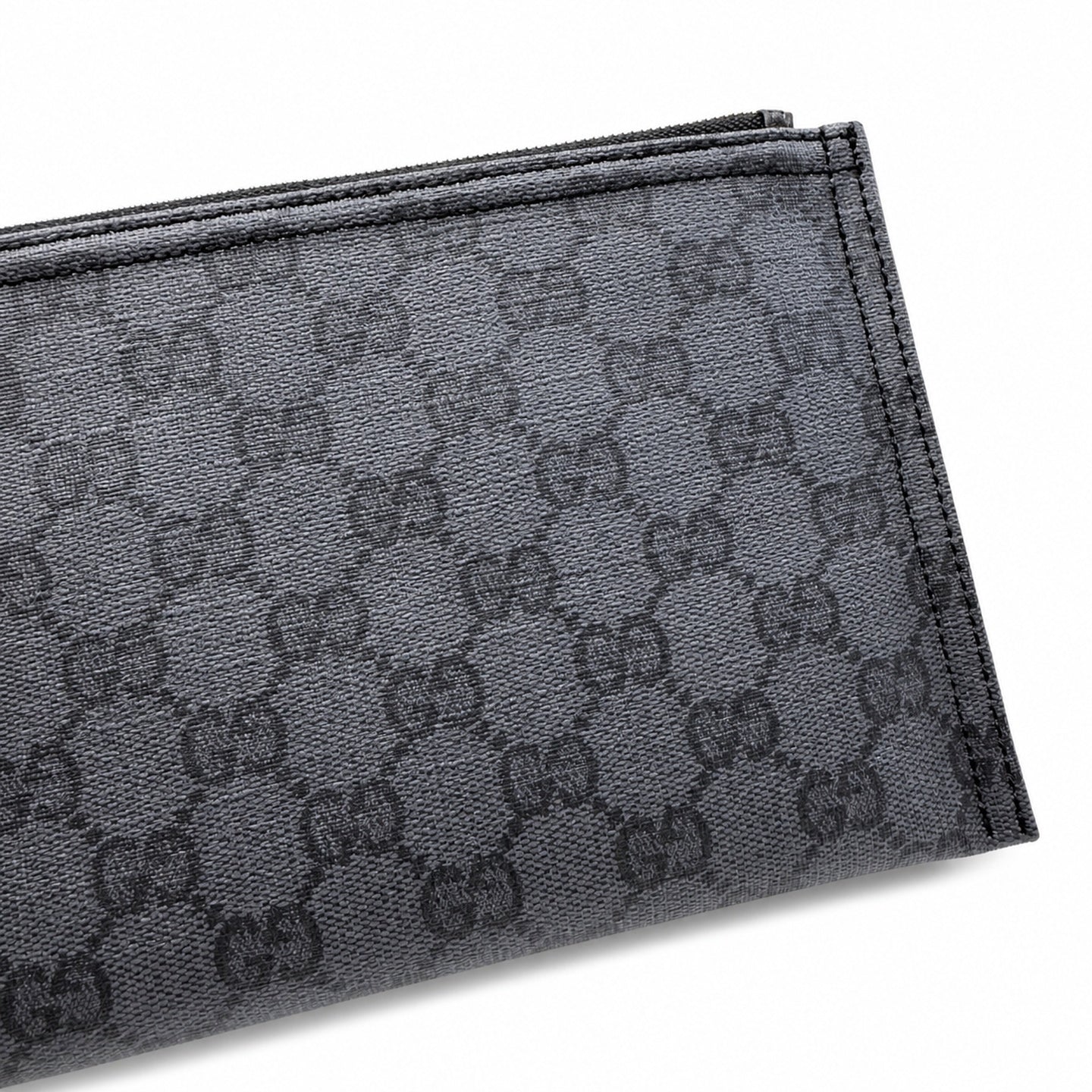 Gucci Canvas Black Silver Bag