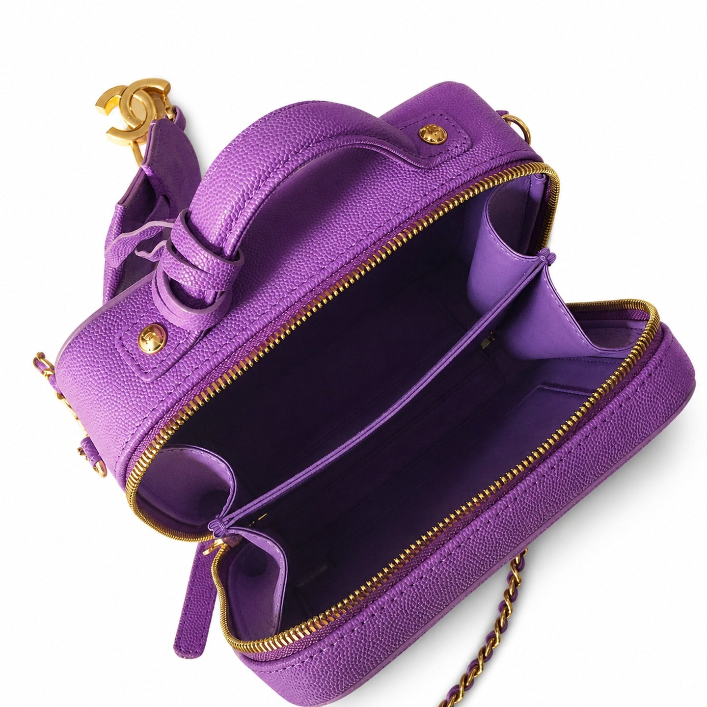 Chanel Leather Gold Bag