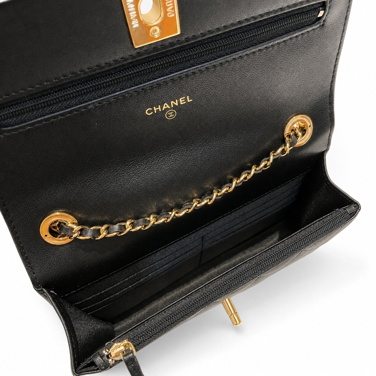 Chanel Trendy CC Leather Wallet on Chain