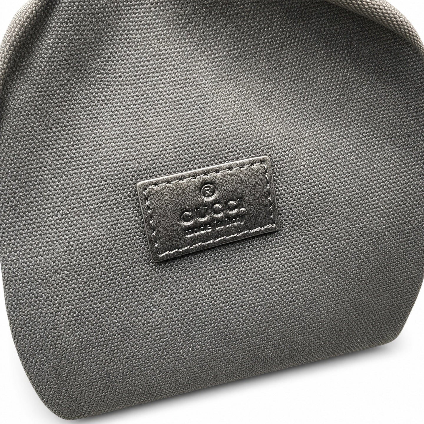 Gucci Small Cotton Leather Black Gray Suitcase