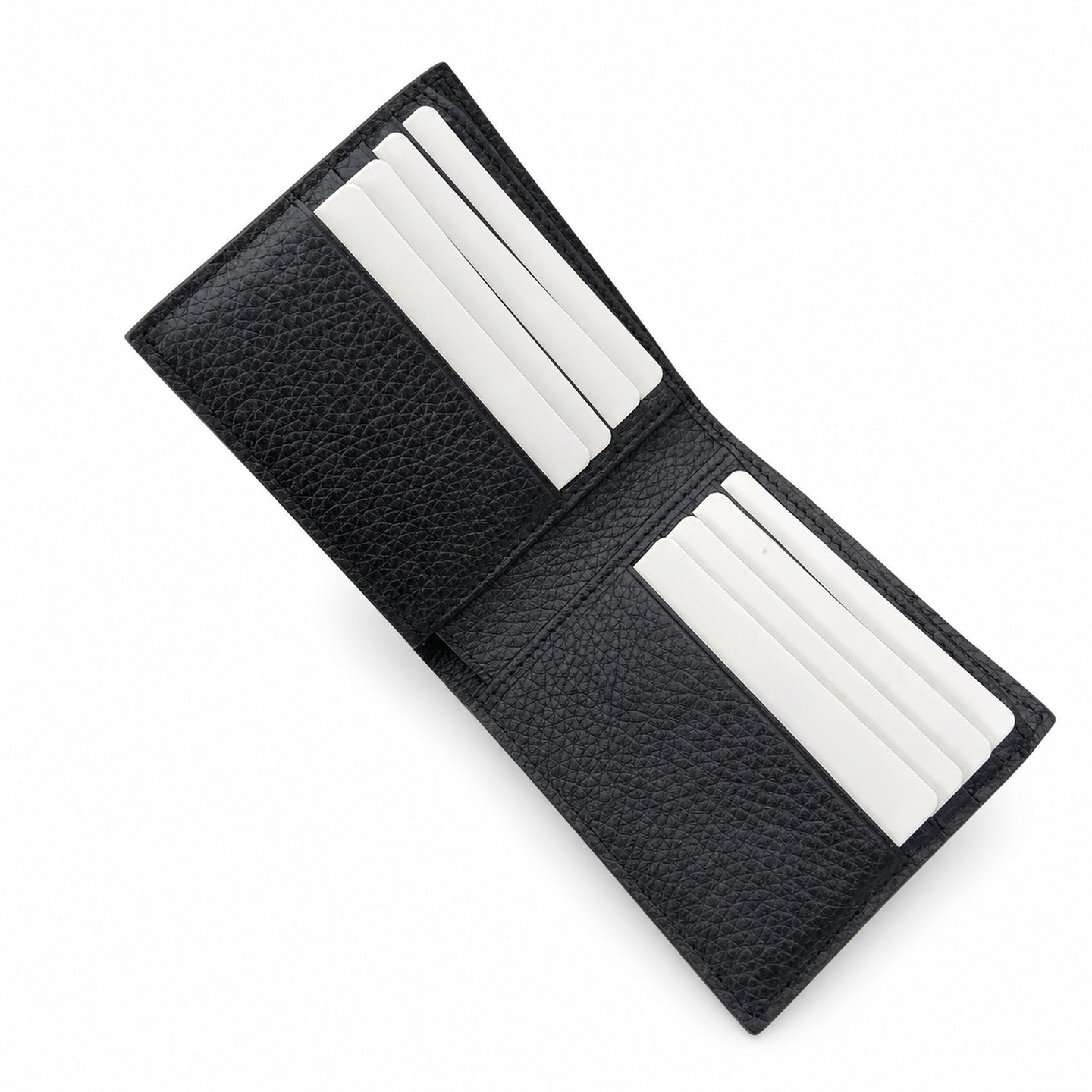 Gucci Small Leather Black Burgundy Wallet