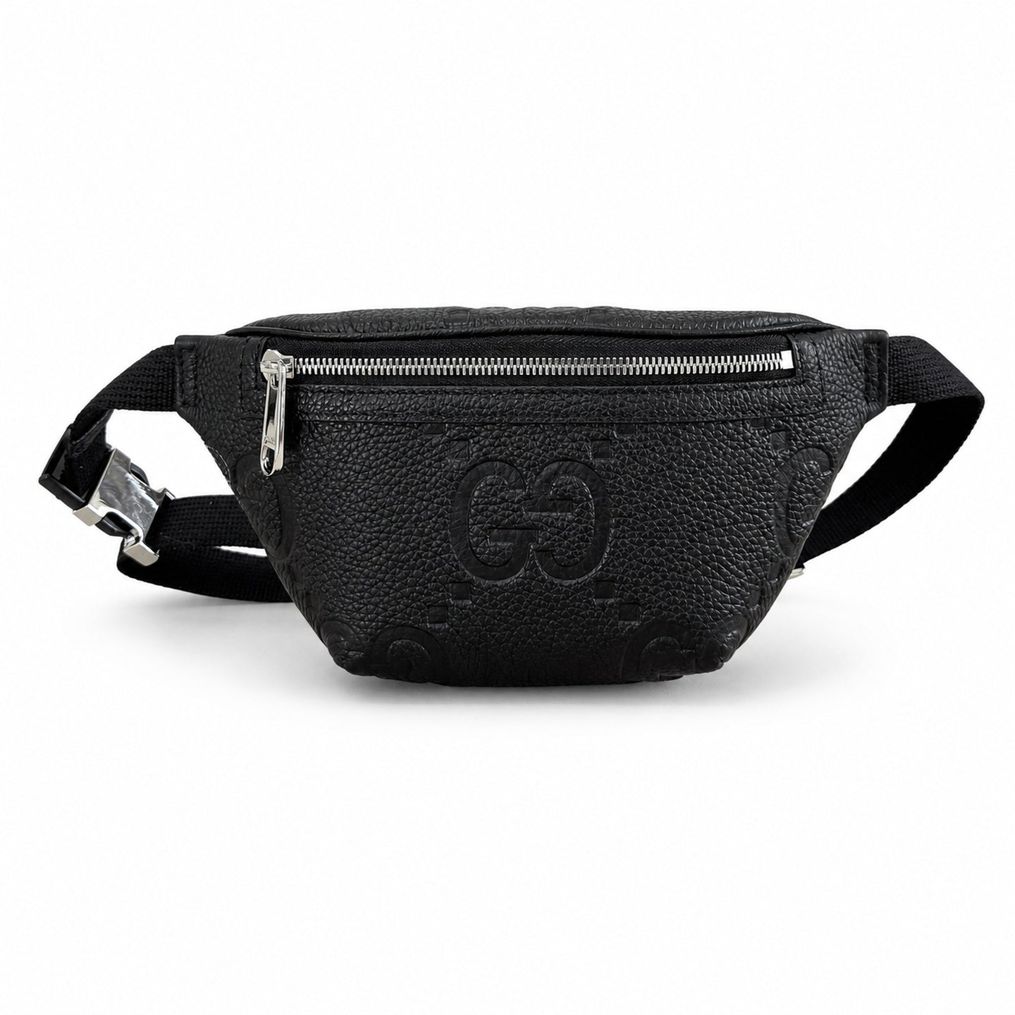 Gucci Small Cotton Leather Orange Waist Bag