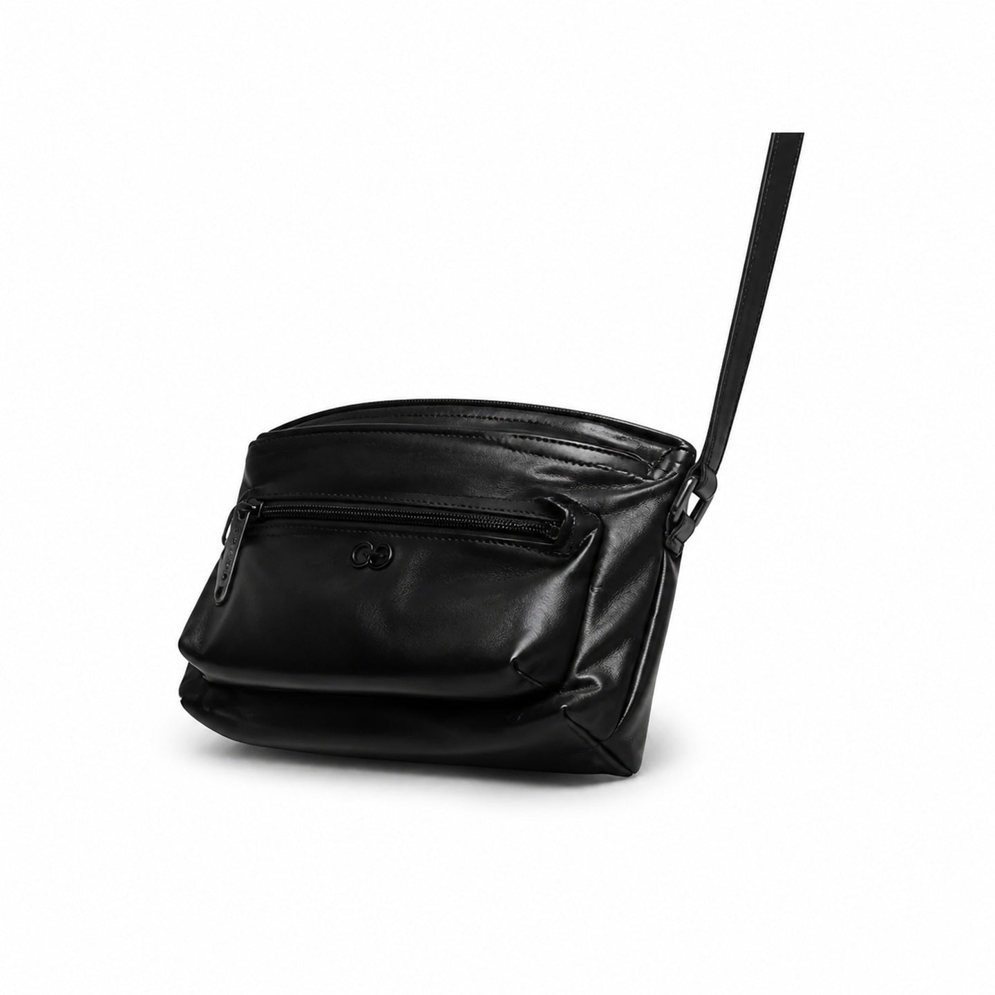 Gucci Leather Black Silver Bag