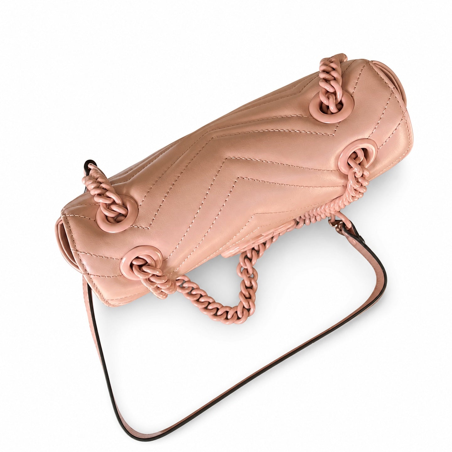 Gucci GG Marmont Leather Pink Handbag