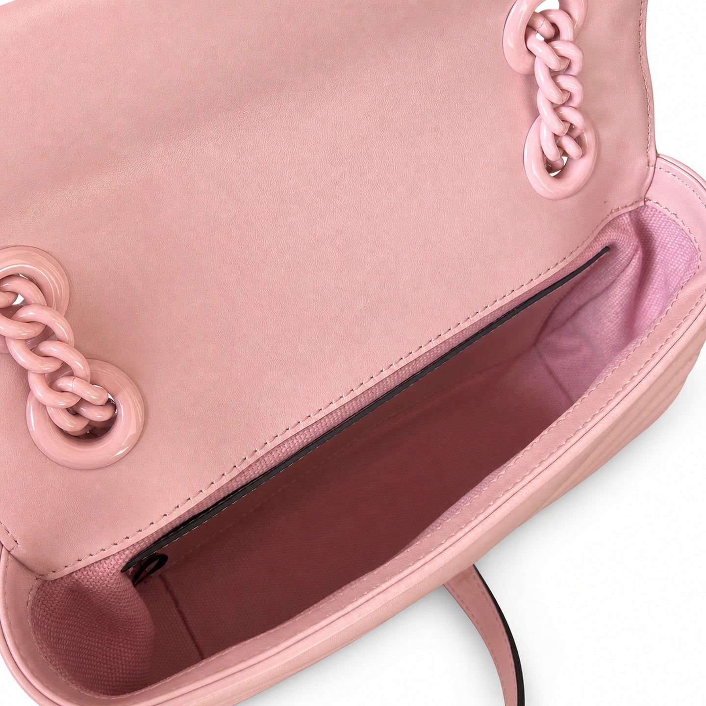 Gucci GG Marmont Leather Pink Handbag