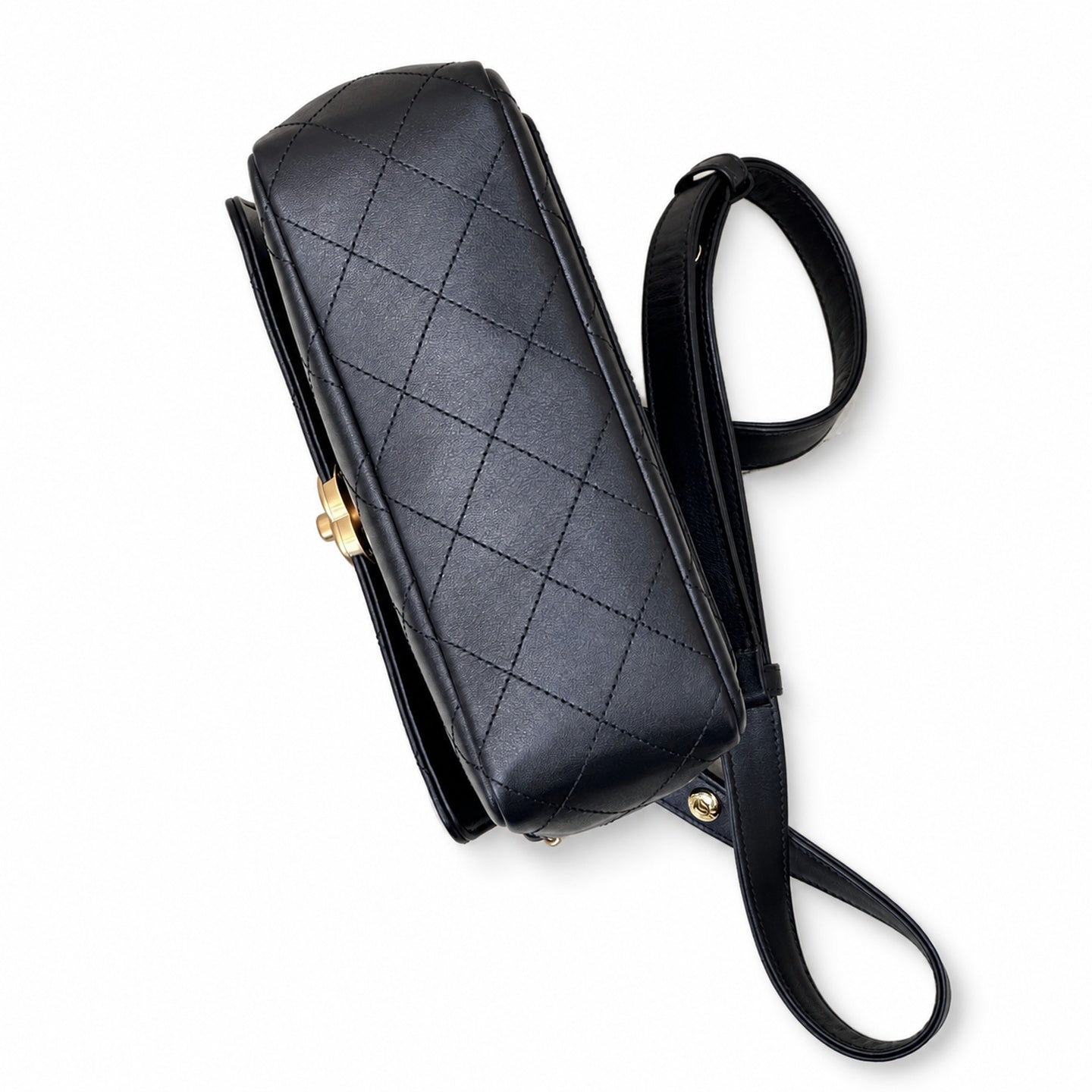 Chanel Leather Messenger Bag