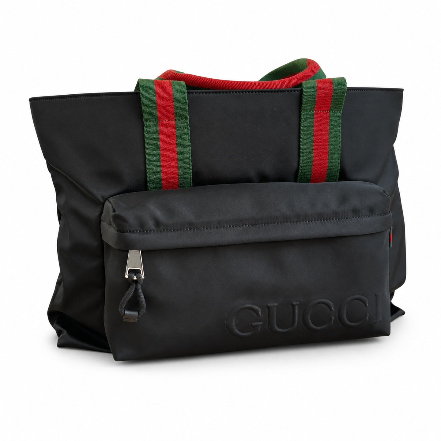 Gucci Men's Large Canvas Nylon Red Bag