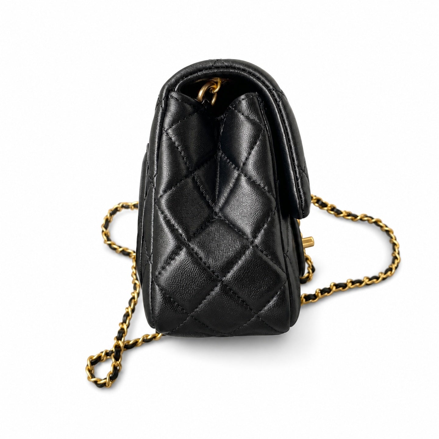 Chanel Mini Flap Gold Bag