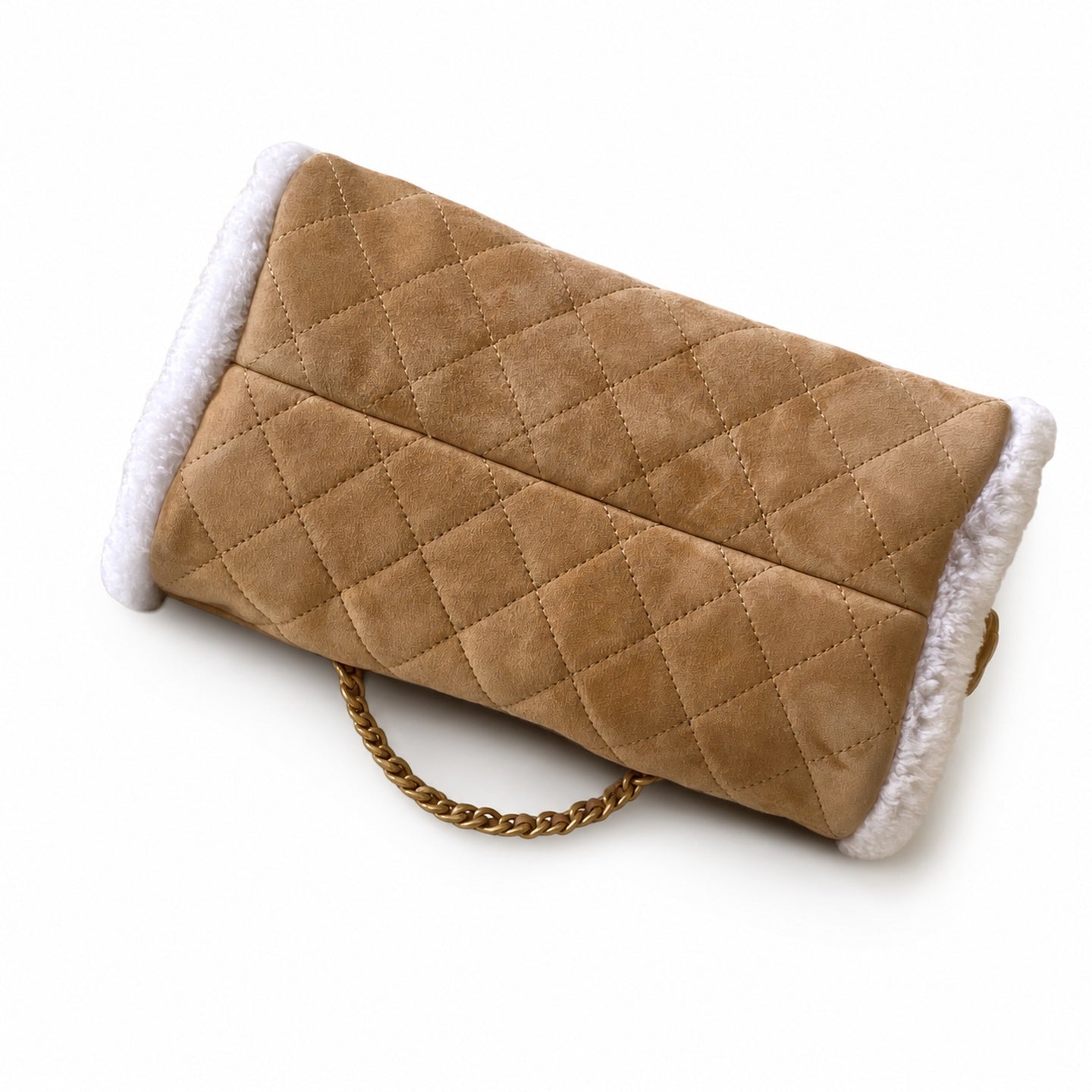Chanel 25 Small Suede Bag