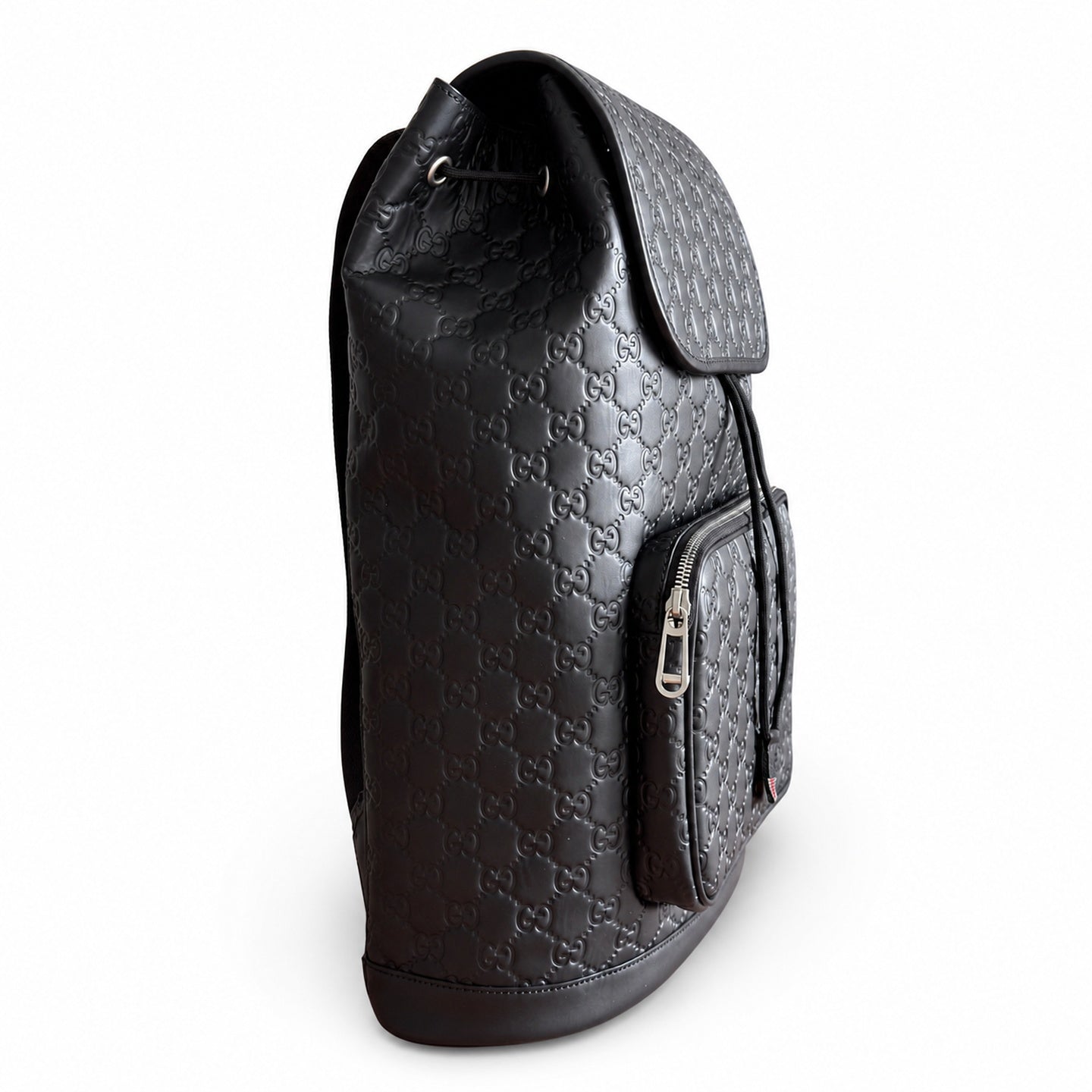 Gucci Cotton Leather Black Backpack