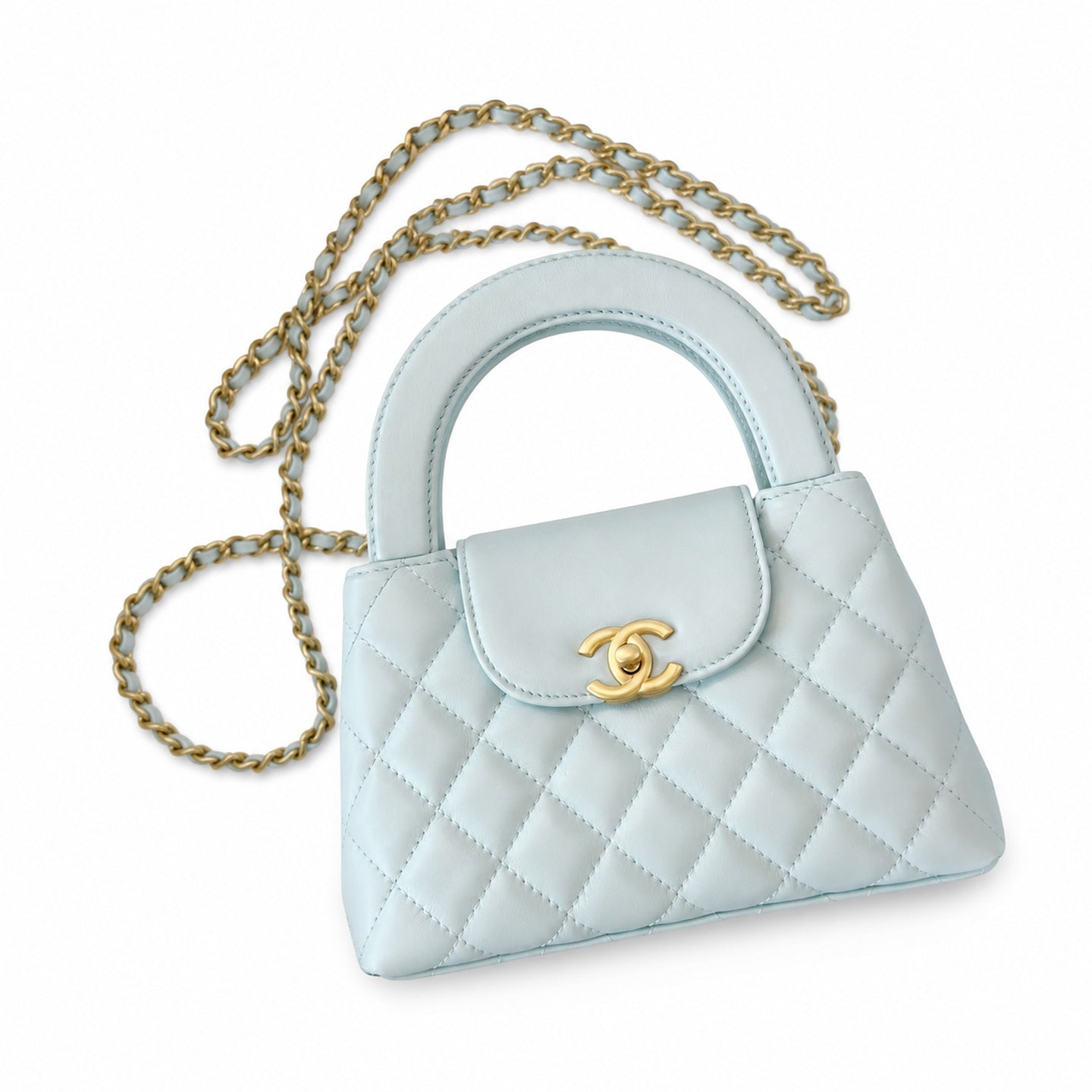 Chanel Kelly Green Chain Bag