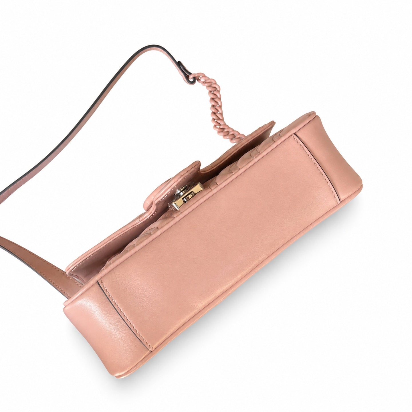 Gucci GG Marmont Leather Pink Handbag