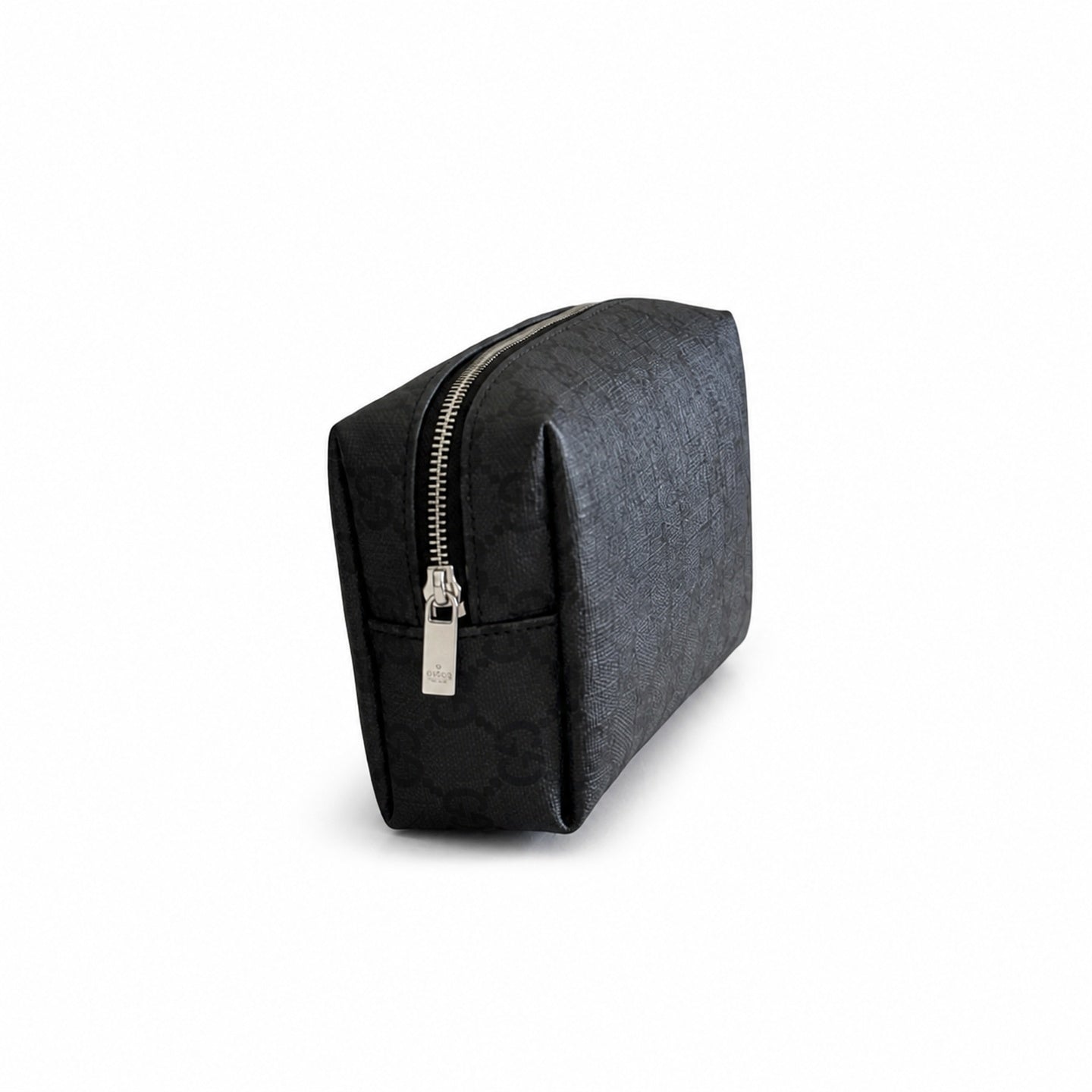 Gucci Small Canvas Leather Black Brown Gold Bag